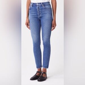 NWT AGOLDE Nico High Rise Slim Fit - Betray sz 29